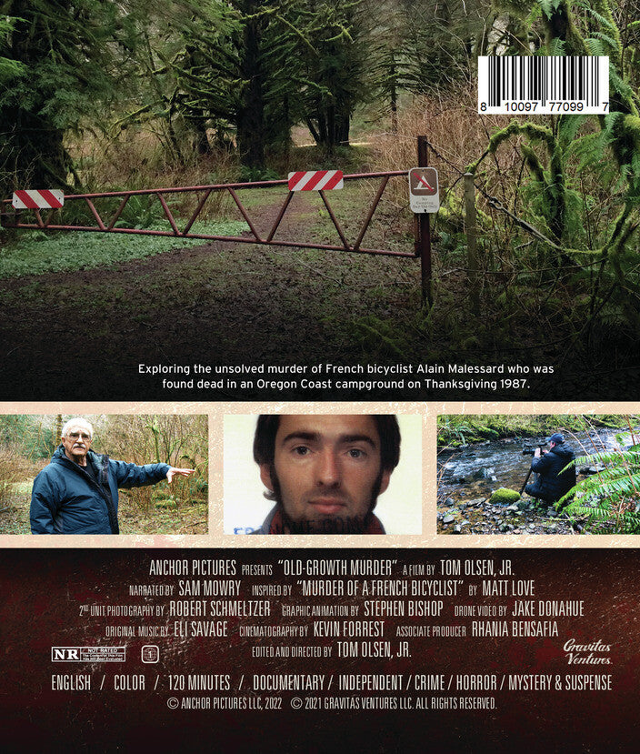 Old-Growth Murder - Back Panel - 