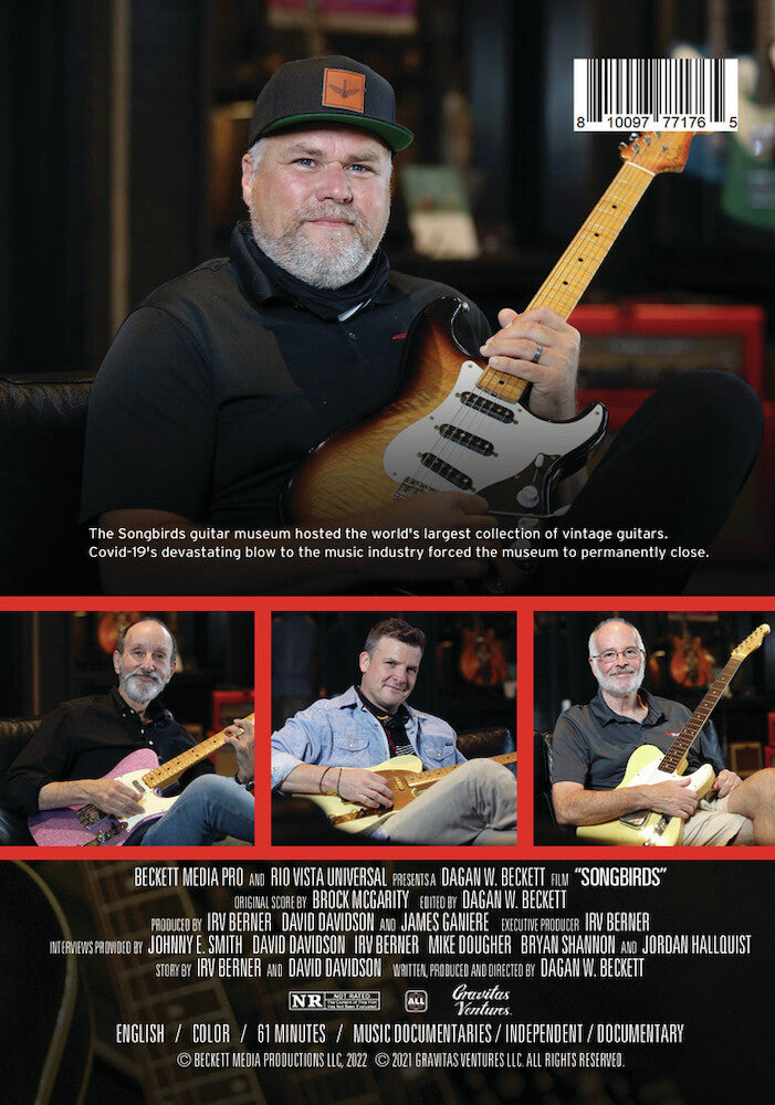 songbirds - Back Panel - DVD