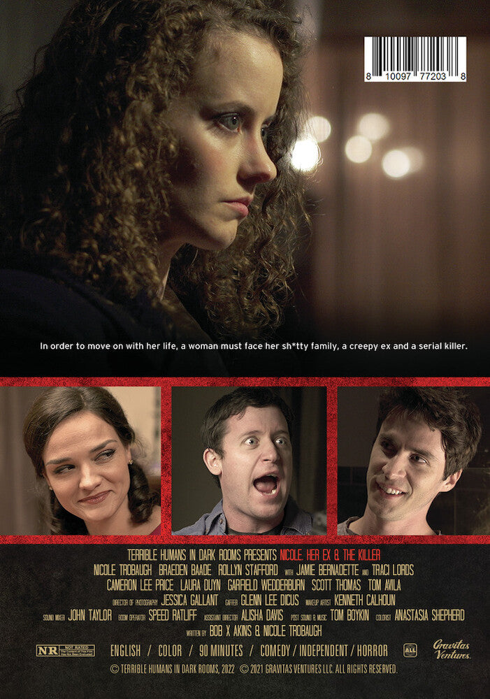 Nicole, Her Ex & the Killer - Back Panel - 