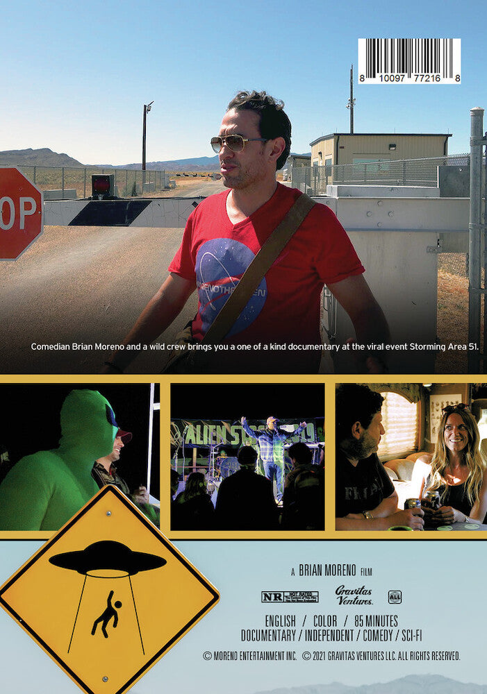 dreamland - a storming area 51 story - Back Panel - DVD