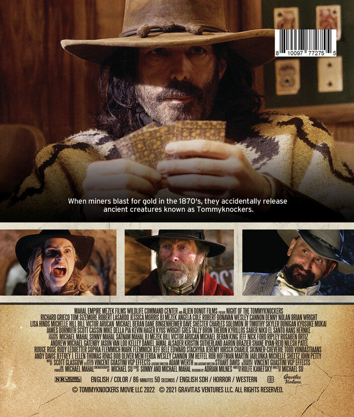 Night of the Tommyknockers - Back Panel - 