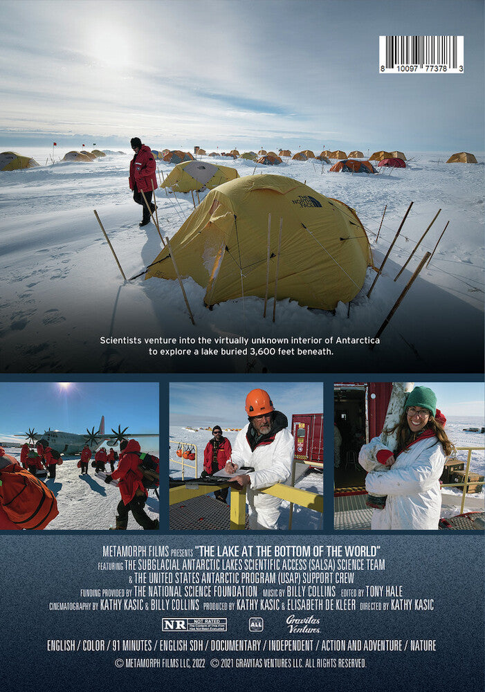 the lake at the bottom of the world - Back Panel - DVD