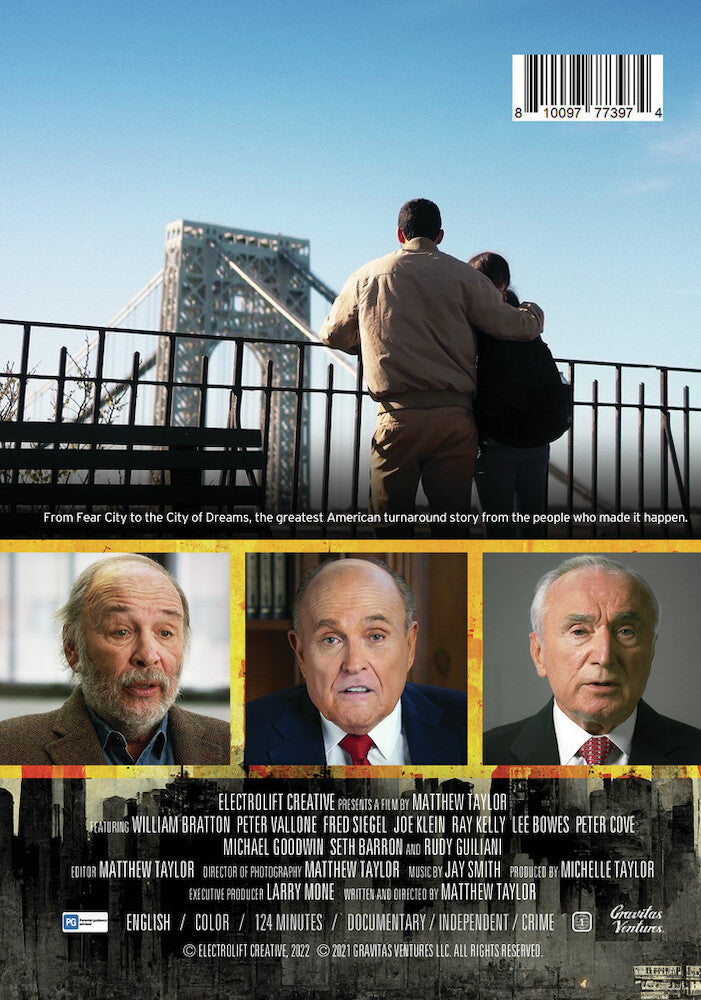 gotham: the fall and rise of new york - Back Panel - DVD