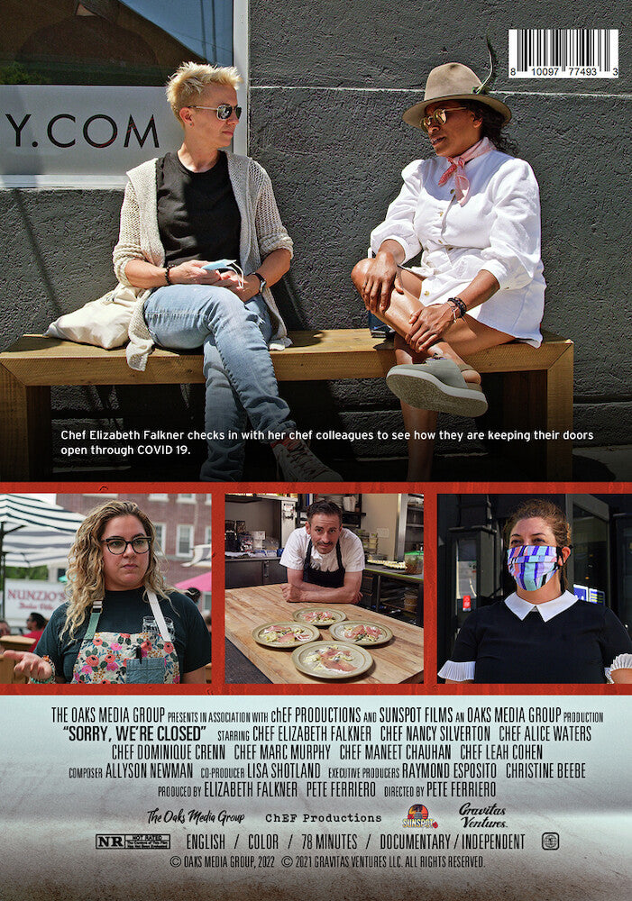 sorry, we're closed - Back Panel - DVD