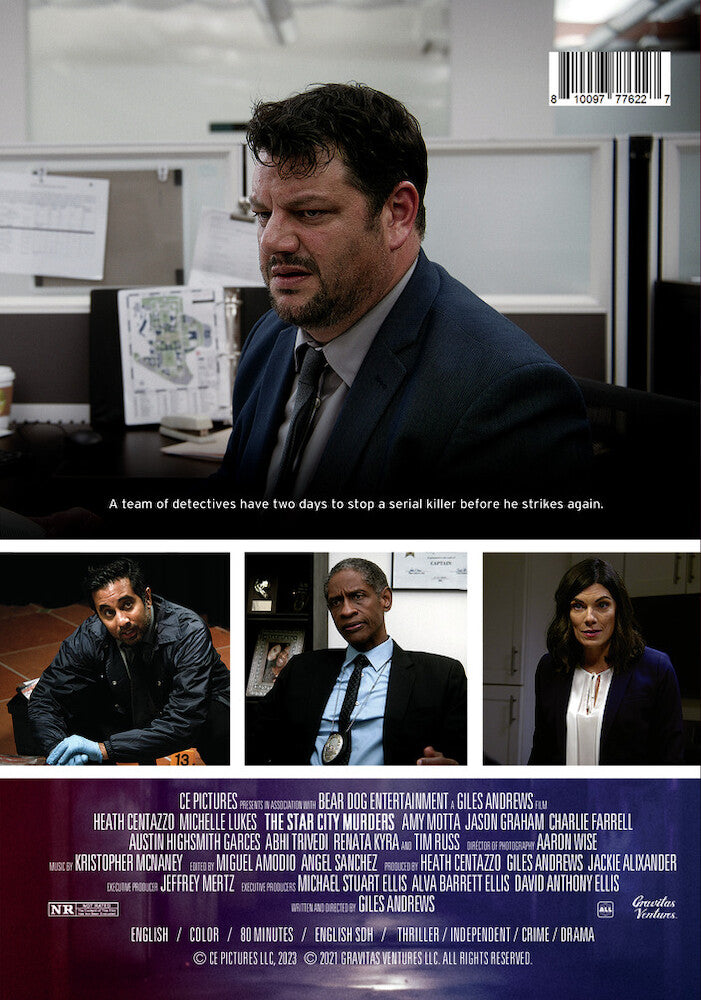 The Star City Murders - Back Panel - 
