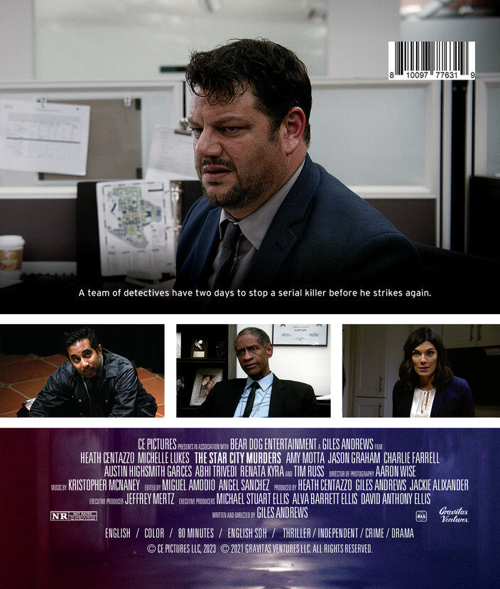 The Star City Murders - Back Panel - 