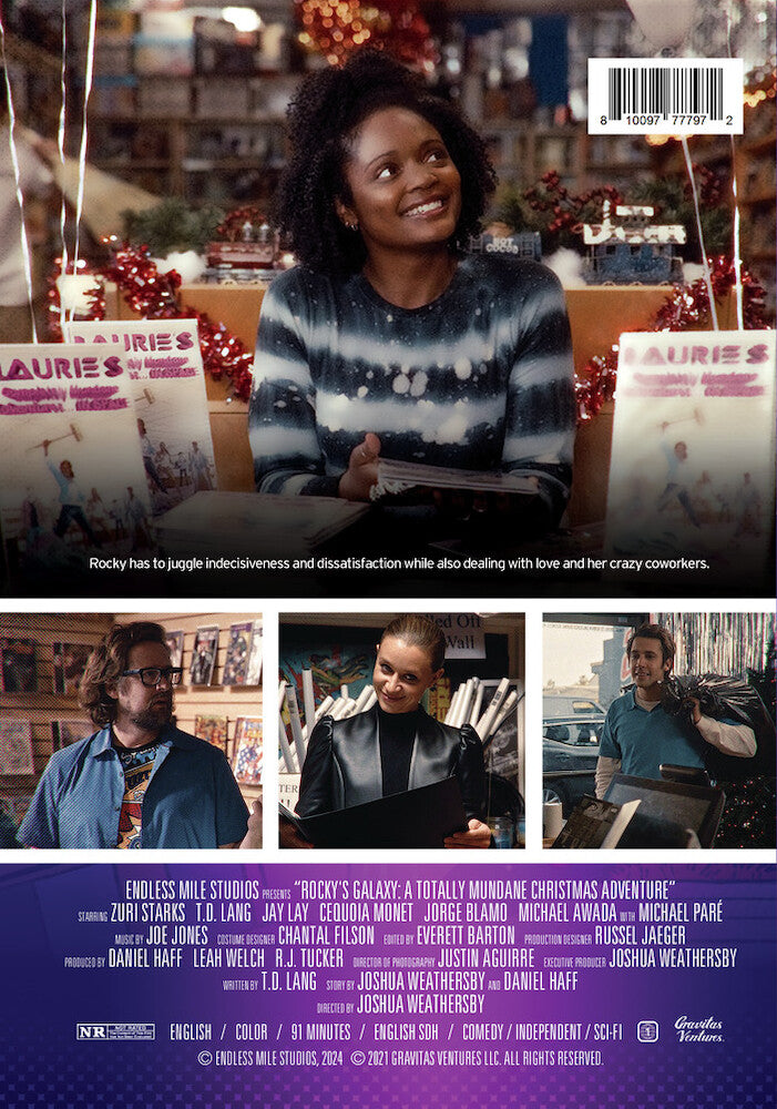 rocky's galaxy: a totally mundane christmas adventure - Back Panel - DVD