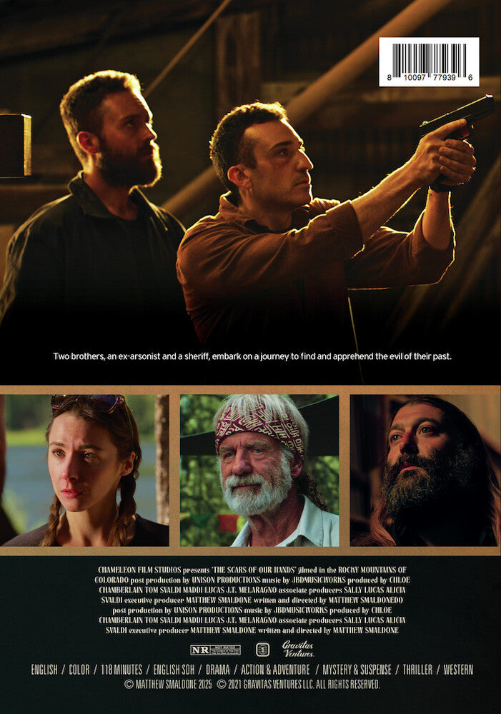 the scars of our hands - Back Panel - DVD