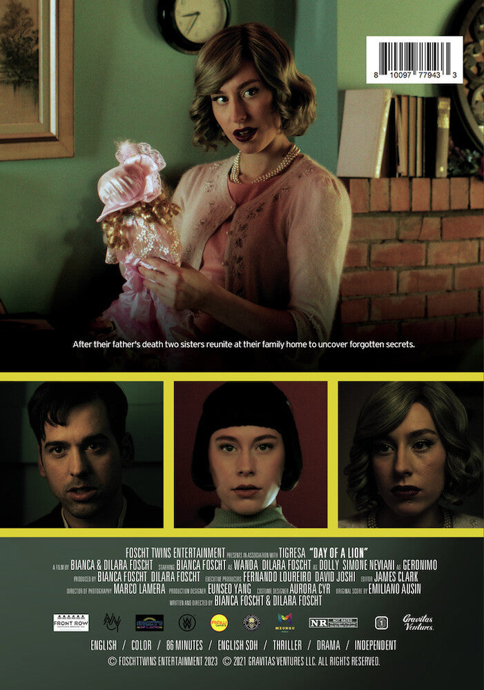 day of a lion - Back Panel - DVD