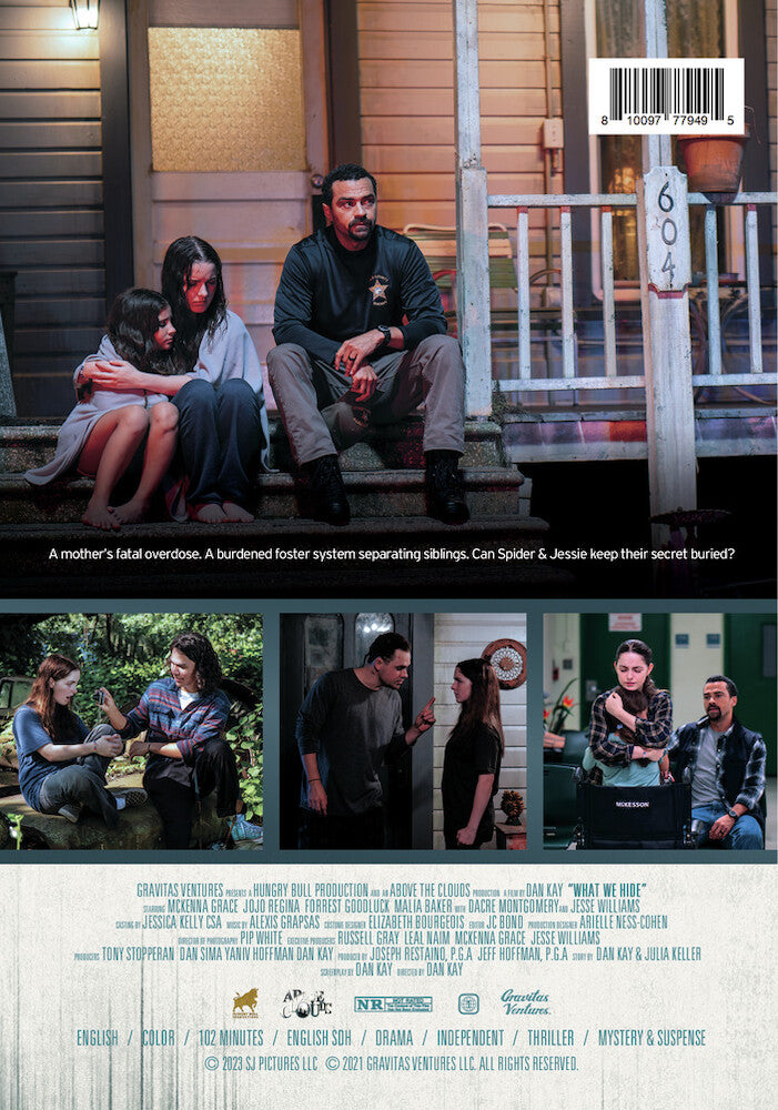 what we hide - Back Panel - DVD