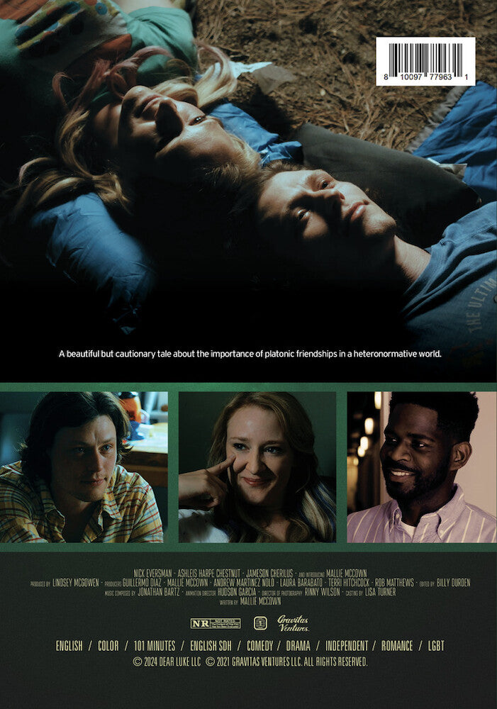 dear luke, love, me - Back Panel - DVD