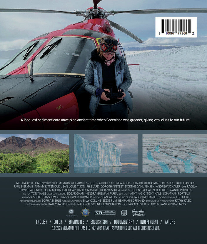 the memory of darkness, light, and ice - Back Panel - Blu-ray