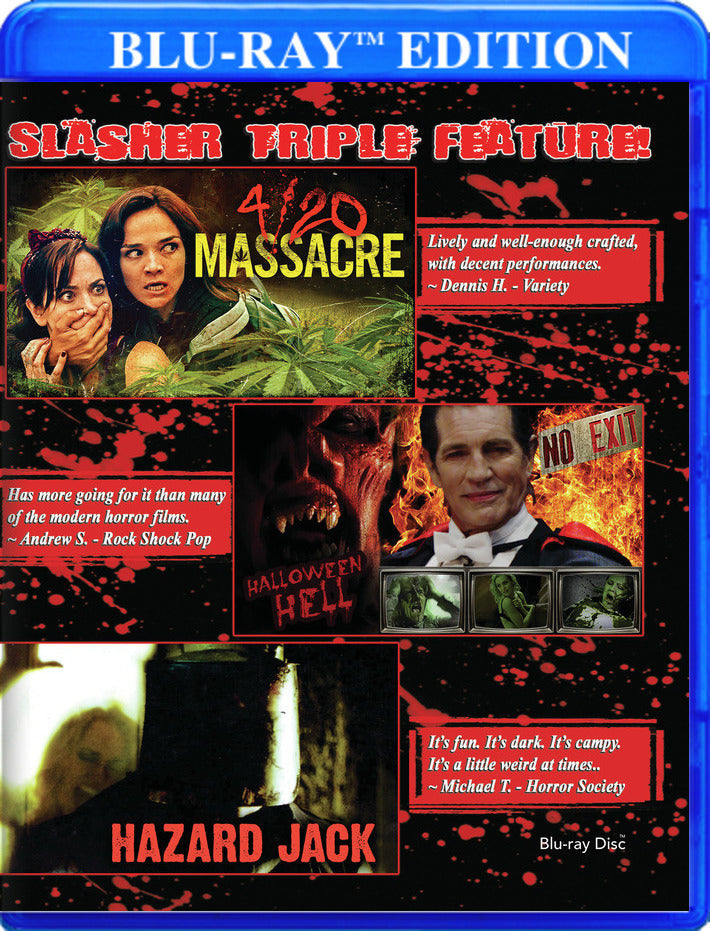 Slasher Triple Feature: 4/20 Massacre- Halloween Hell- Hazard Jack - 