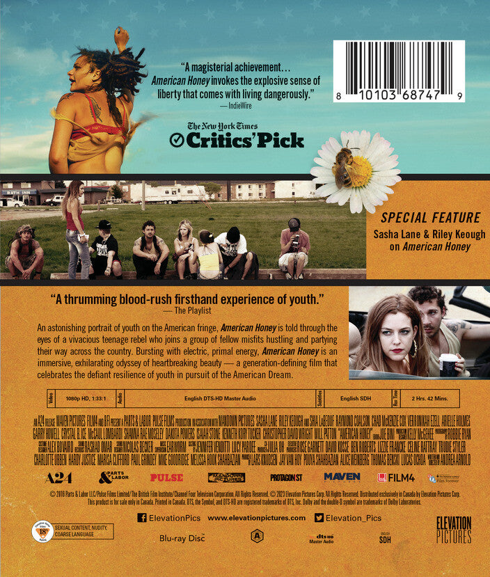 American Honey - Back Panel - 