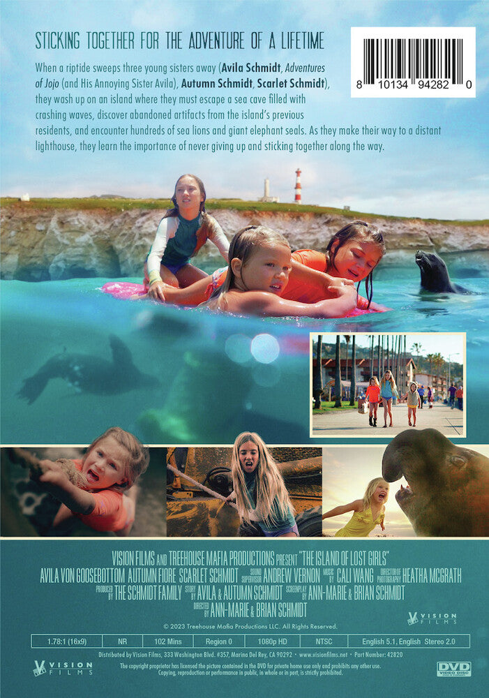 the island of lost girls - Back Panel - DVD