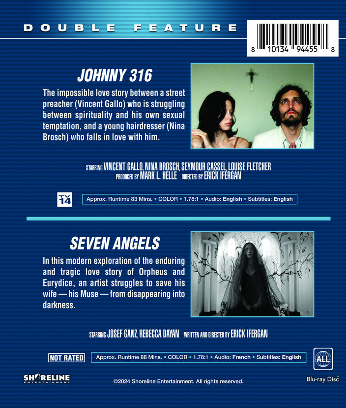 johnny 316 / seven angels - Back Panel - Blu-ray