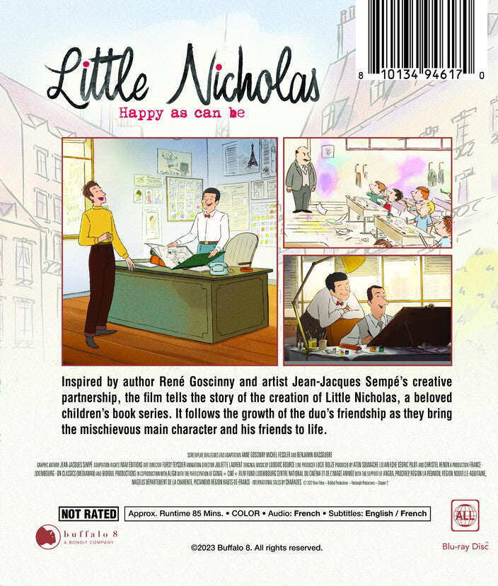 little nicholas: happy as can be - Back Panel - Blu-ray