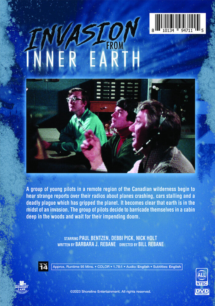 invasion from inner earth - Back Panel - DVD