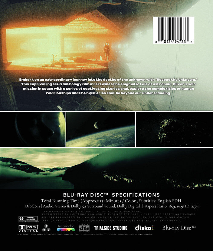 Beyond the Unknown - Back Panel - 