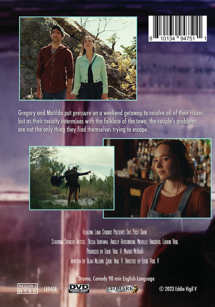 out past dark - Back Panel - DVD