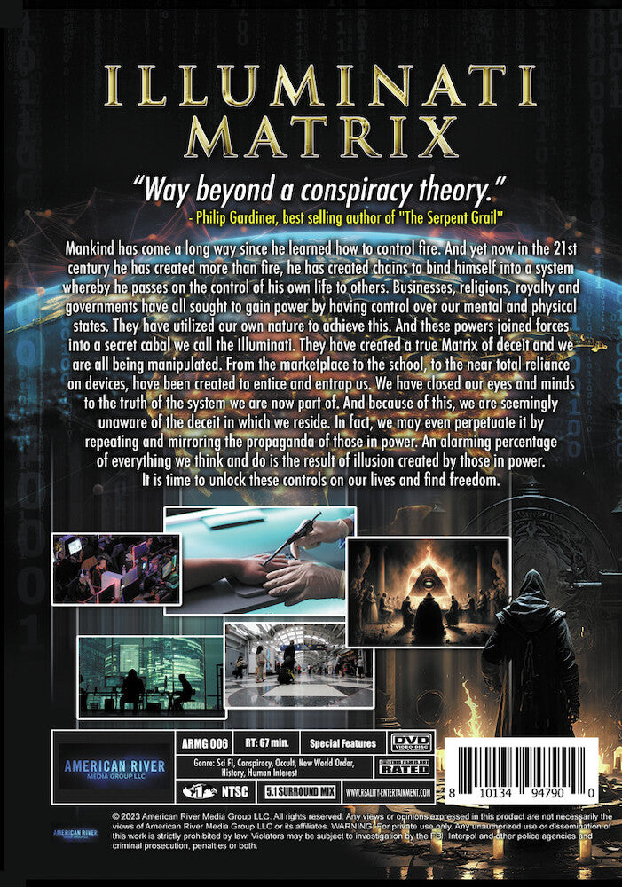 illuminati matrix - Back Panel - DVD