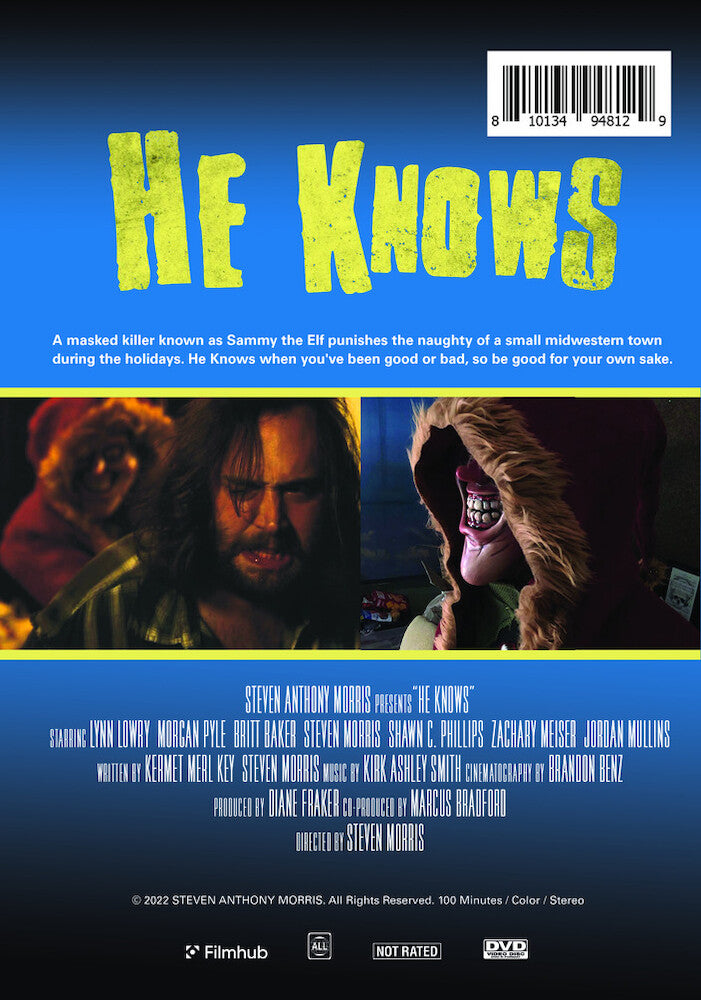 he knows - Back Panel - DVD