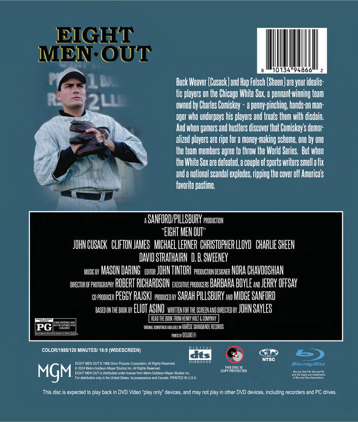 eight men out - Back Panel - Blu-ray