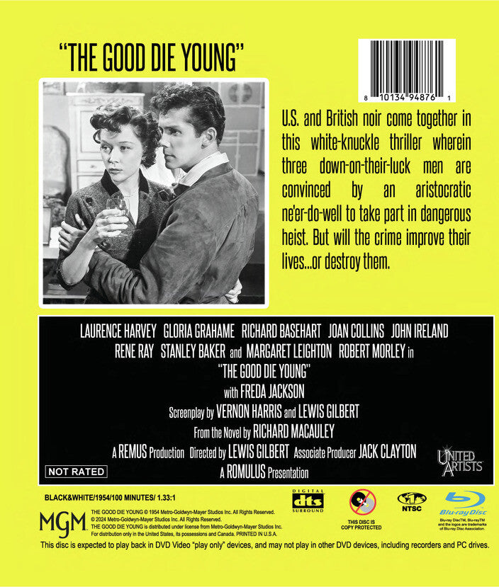 the good die young - Back Panel - Blu-ray