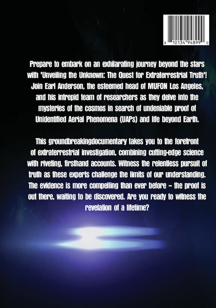 mufon and ufos: the proof is out there - Back Panel - DVD