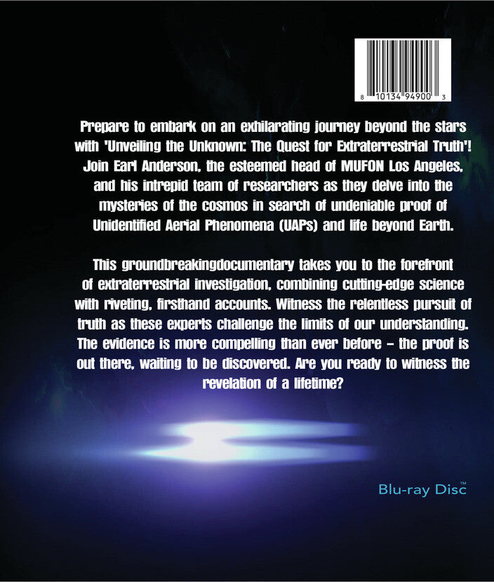 mufon and ufos: the proof is out there - Back Panel - Blu-ray