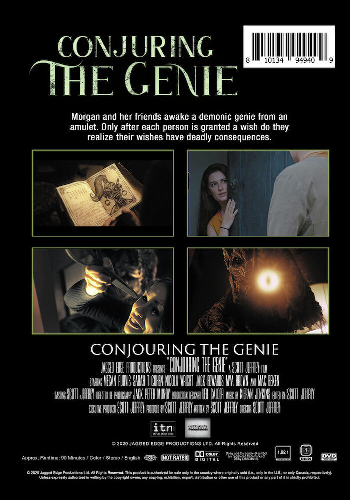 conjuring the genie - Back Panel - DVD