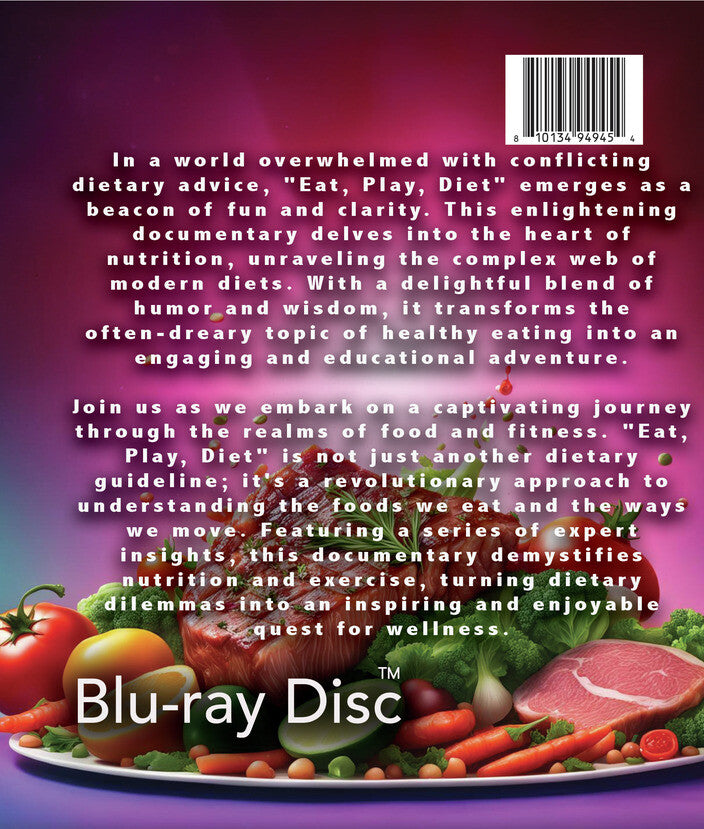 eat, play, diet - Back Panel - Blu-ray