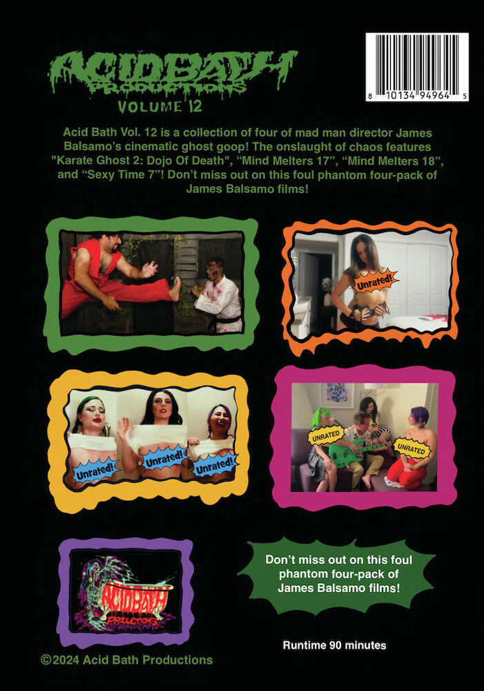 Acid Bath Productions Vol.12 - Back Panel - 