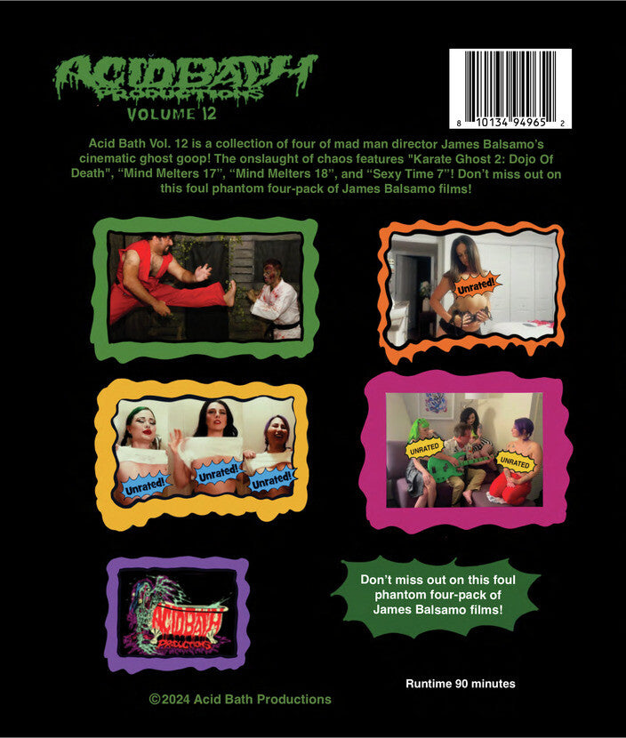 Acid Bath Productions Vol.12 - Back Panel - 