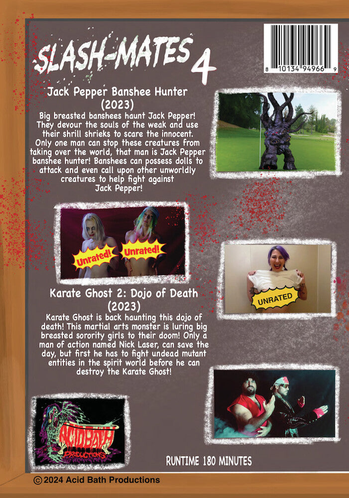 Slash-Mates Vol. 4 - Back Panel - 