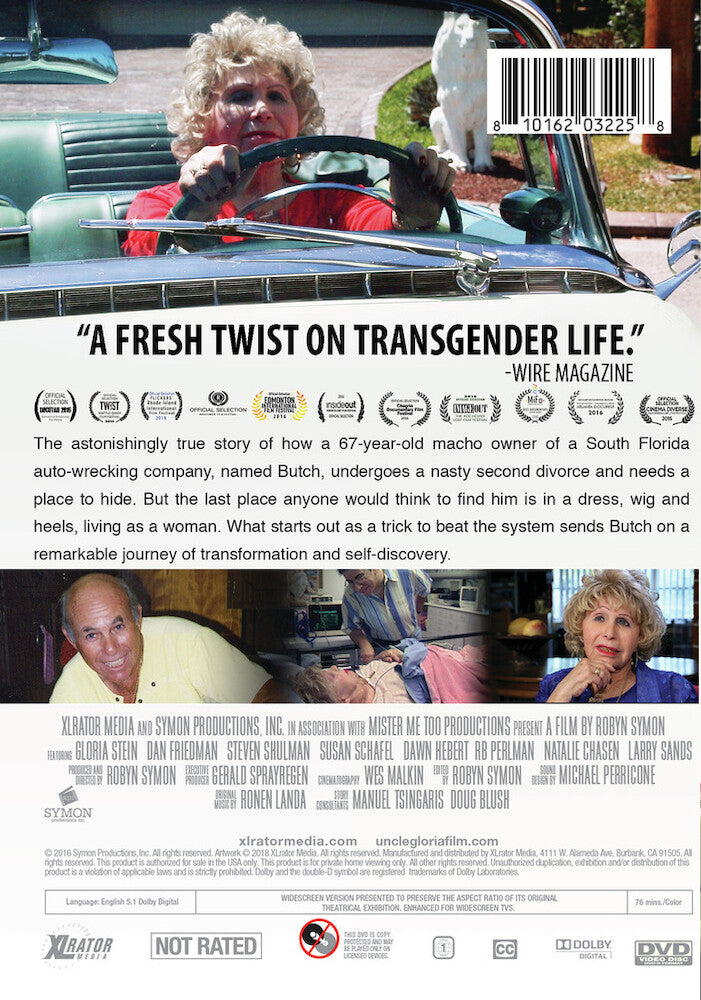 uncle gloria: one helluva ride - Back Panel - DVD