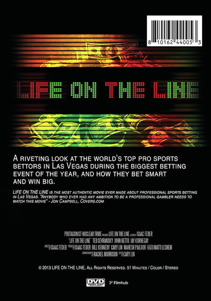 life on the line - Back Panel - DVD