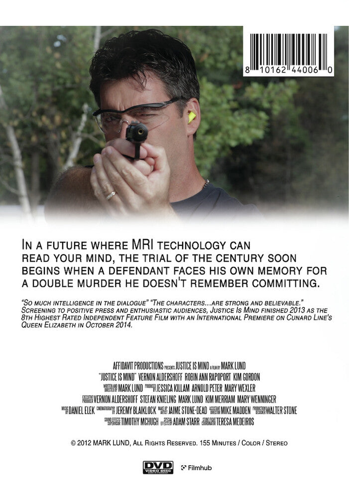 justice is mind - Back Panel - DVD