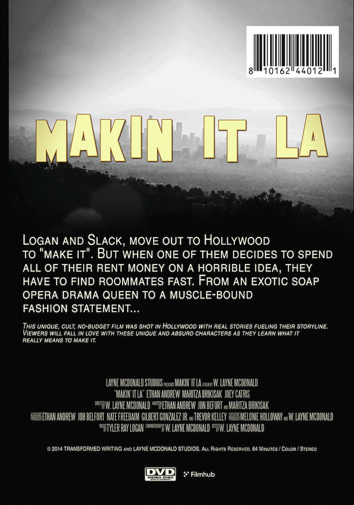 makin it la - Back Panel - DVD