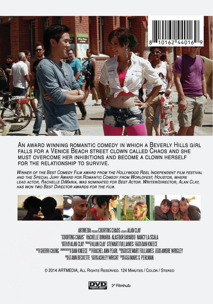 courting chaos - Back Panel - DVD