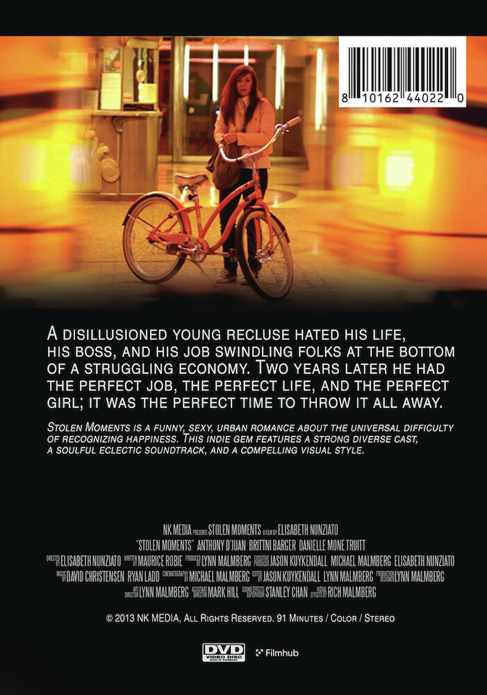 stolen moments - Back Panel - DVD
