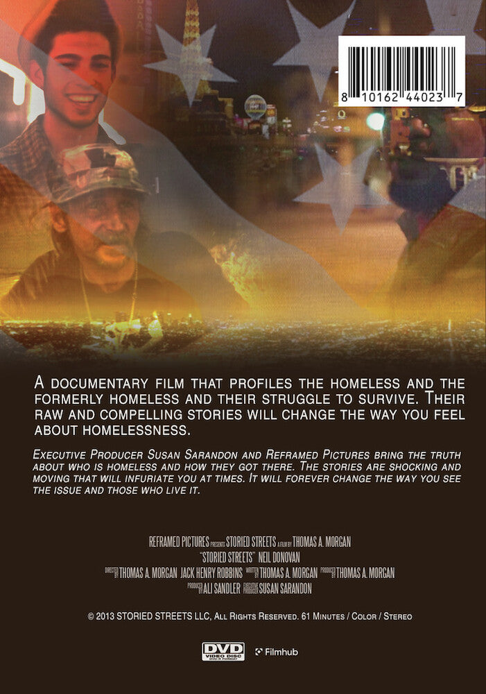 storied streets - Back Panel - DVD