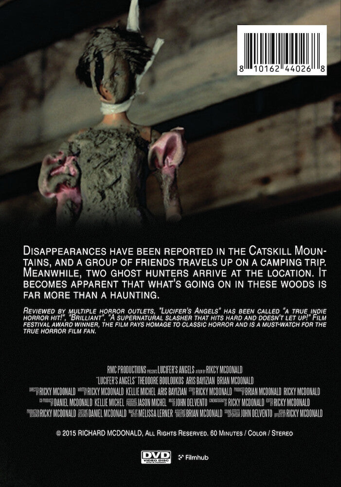 lucifer's angels - Back Panel - DVD