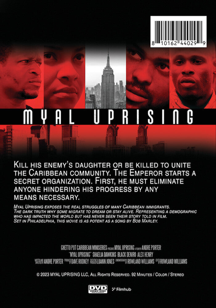myal uprising - Back Panel - DVD