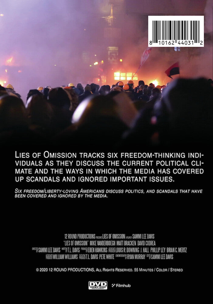lies of omission - Back Panel - DVD