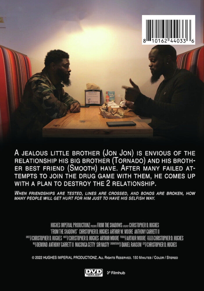 from the shadows - Back Panel - DVD