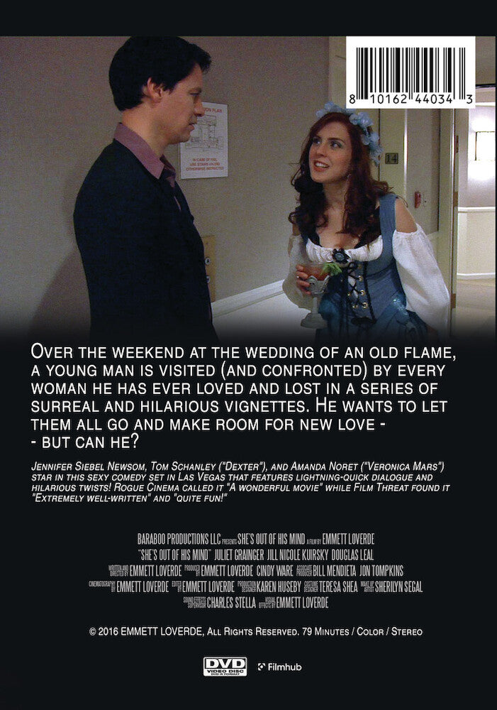 she's out of his mind - Back Panel - DVD