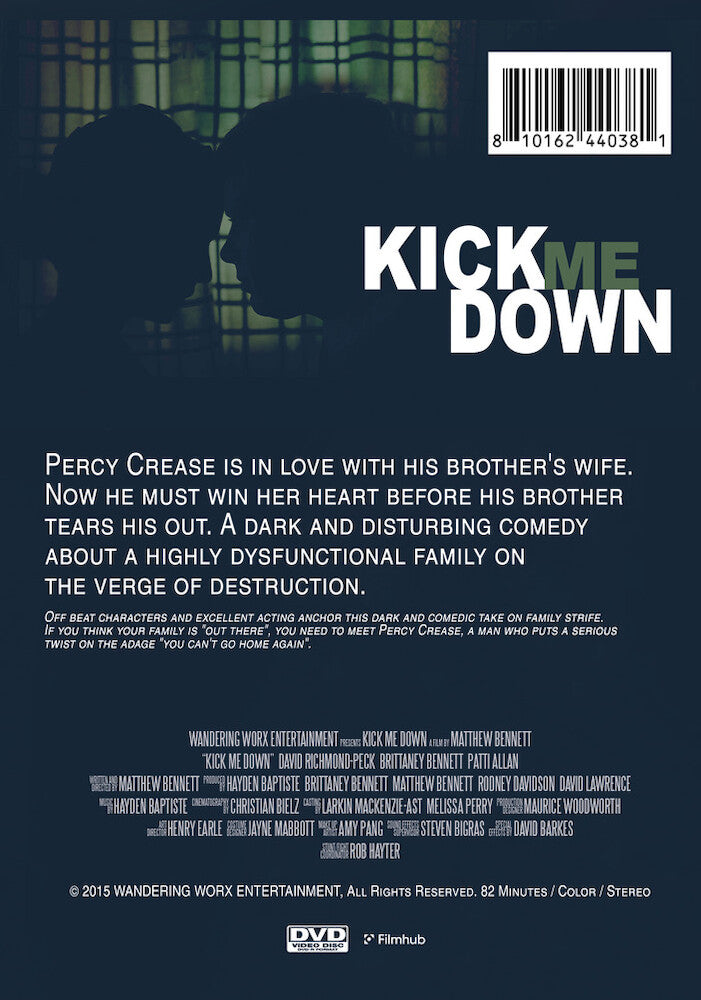 kick me down - Back Panel - DVD