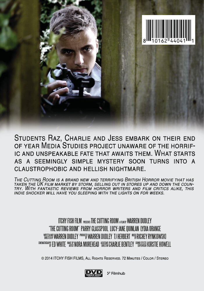 the cutting room - Back Panel - DVD