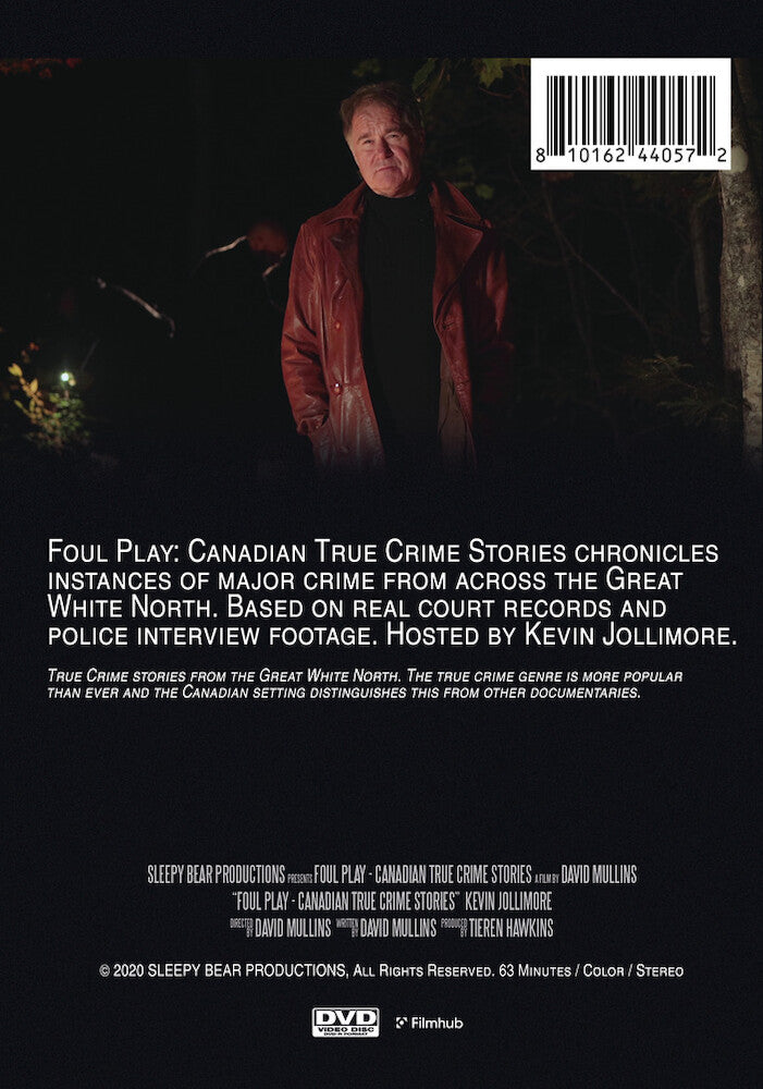 foul play: canadian true crime stories - Back Panel - DVD